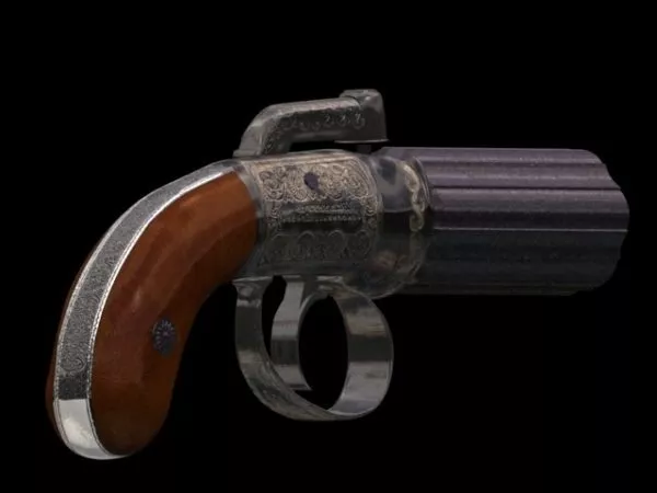 Pepper-box Revolver 3d model Pepper-box Revolver 3d model