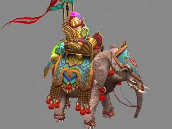 Persian Empire War Elephant 3d model Persian Empire War Elephant 3d model