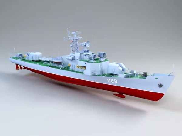 Battleship Bismarck 3d model