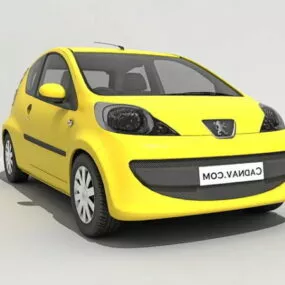 Peugeot 107 Hatchback 3d model