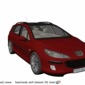 Peugeot 407 3d model