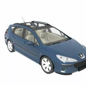 Peugeot 407 Sw Sedan 3d model