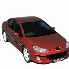 Peugeot 407 Sedan Car 3d model