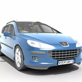 Peugeot 407 Station Wagon 3d model