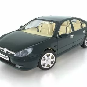 Peugeot 607 Executive Car 3d model
