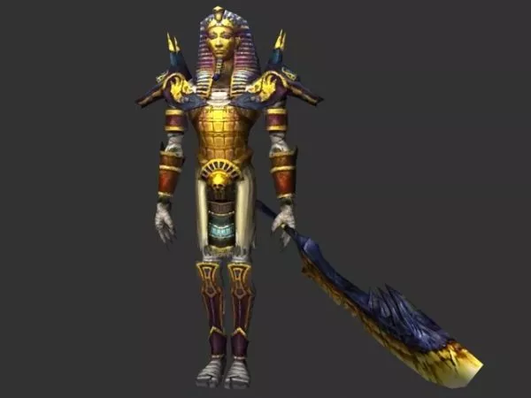 Pharaoh Warrior 3d model Pharaoh Warrior 3d model