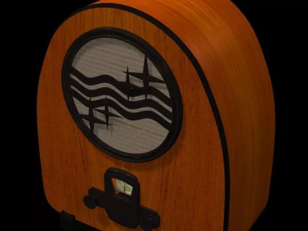 Phillips Radio 3d model Phillips Radio 3d model