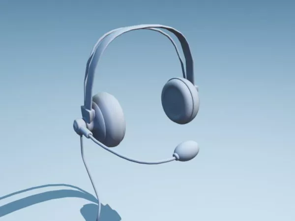 Desk Microphone 3d model