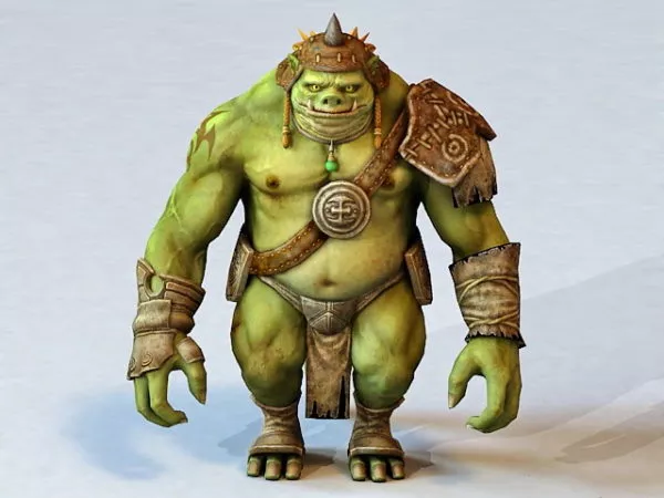 Viking Warrior Character 3d model