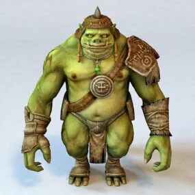 Pig Warrior 3d model