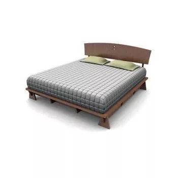 Pillowtop Queen-size Mattress Bed 3d model Pillowtop Queen-size Mattress Bed 3d model