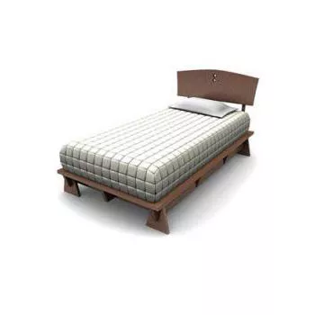 Pillowtop Single Size Mattress Bed 3d model Pillowtop Single Size Mattress Bed 3d model