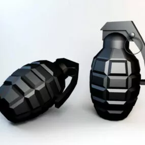 Pineapple Grenade 3d model