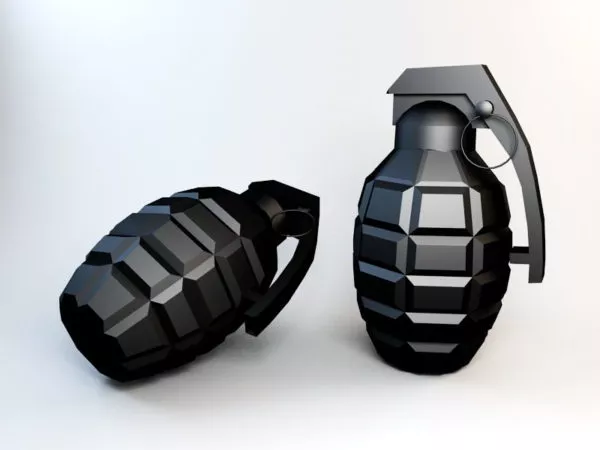 Army Smoke Grenade M18 3d model