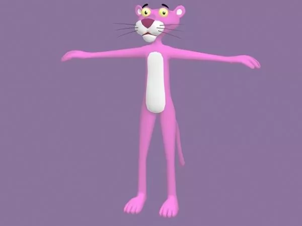 Pink Panther 3d model Pink Panther 3d model