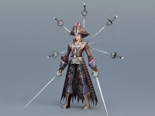 Pirate Lord 3d model Pirate Lord 3d model