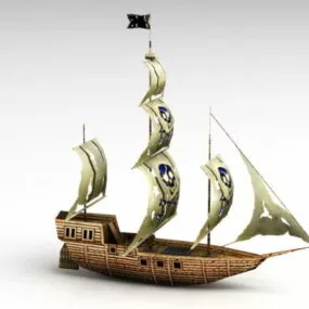 Pirate Ship 3d model