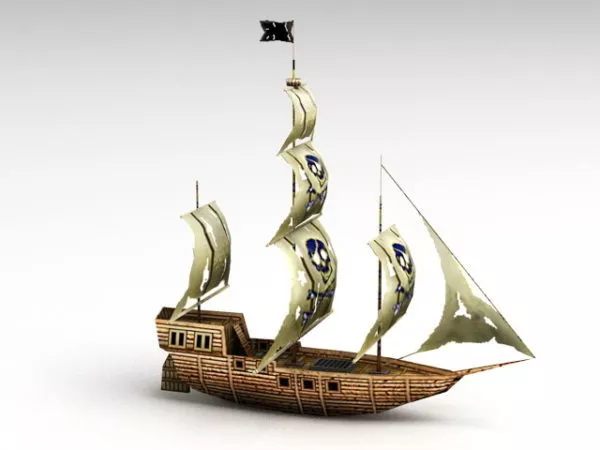 Pirate Ship 3d model Pirate Ship 3d model