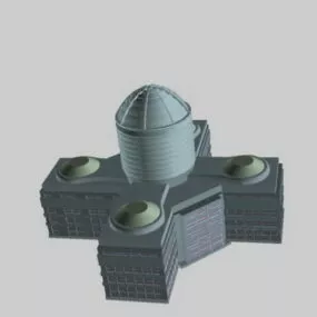 Planetarium Building 3d model