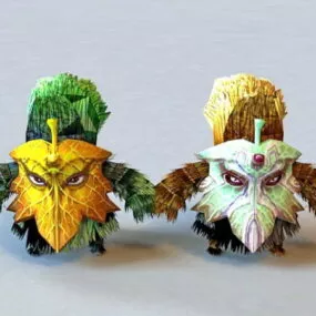 Plant Elemental Creatures 3d model