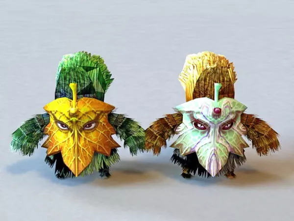 Plant Elemental Creatures 3d model Plant Elemental Creatures 3d model
