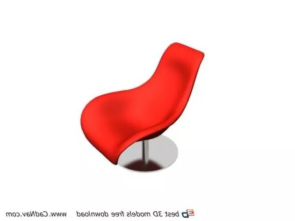 Plasic Garden Lounge Chair Furniture 3d model Plasic Garden Lounge Chair Furniture 3d model