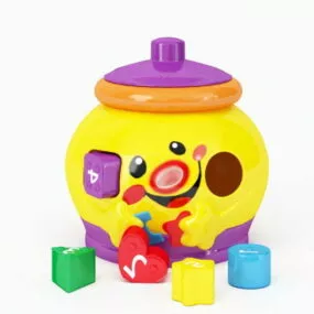 Plastic Letter Toys 3d model