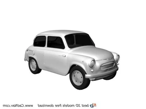 Plastic Mini Car Toy 3d model Plastic Mini Car Toy 3d model