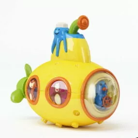 Plastic Submarine Toy 3d model