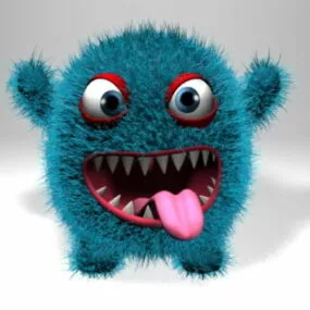 Plush Monster 3d model
