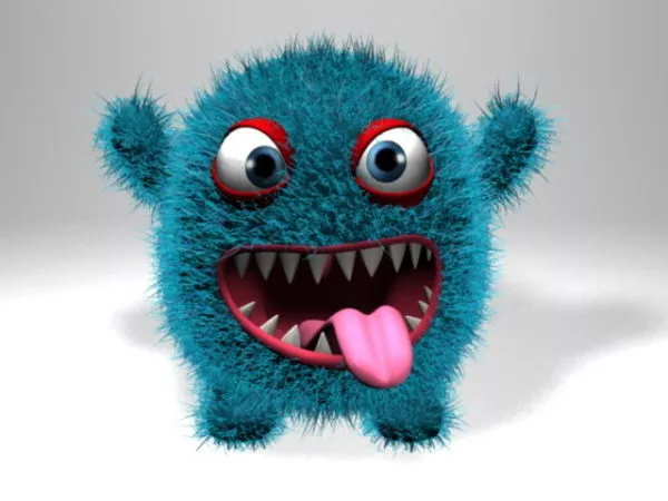 Plush Monster 3d model Plush Monster 3d model