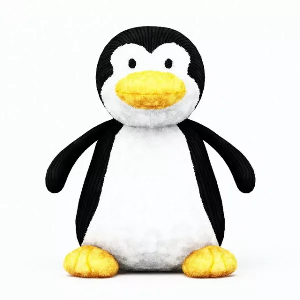 Plush Penguin Toy 3d model Plush Penguin Toy 3d model