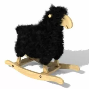 Plush Rocking Horse 3d model