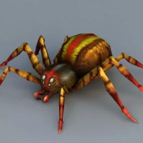 Poisonous Spider 3d model
