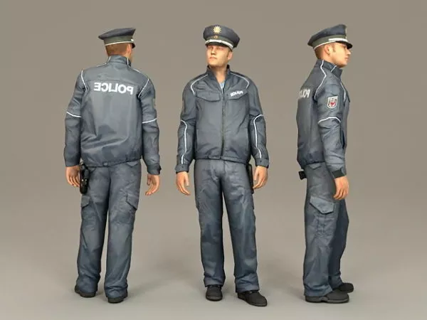 Police Officer 3d model Police Officer 3d model