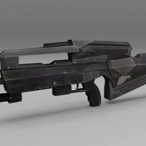 Police Swat Rifle 3d model