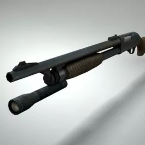 Police Shotgun 3d model