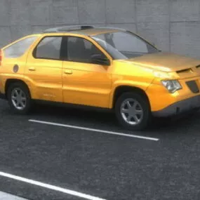 Pontiac Aztek Crossover Suv 3d model