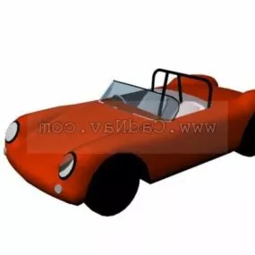 Car Porsche 550 Spyder 3d model