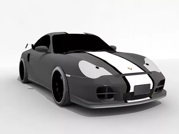 Porsche 911 Gt2 3d model Porsche 911 Gt2 3d model