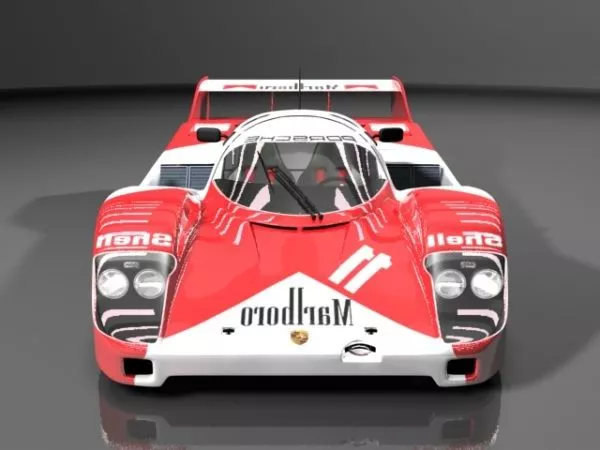 Porsche 956 Prototype Race Car 3d model Porsche 956 Prototype Race Car 3d model
