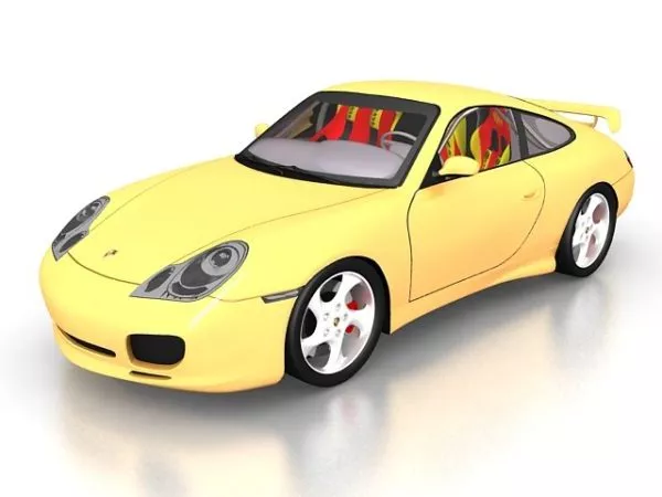 Porsche 993 Gt2 3d model Porsche 993 Gt2 3d model