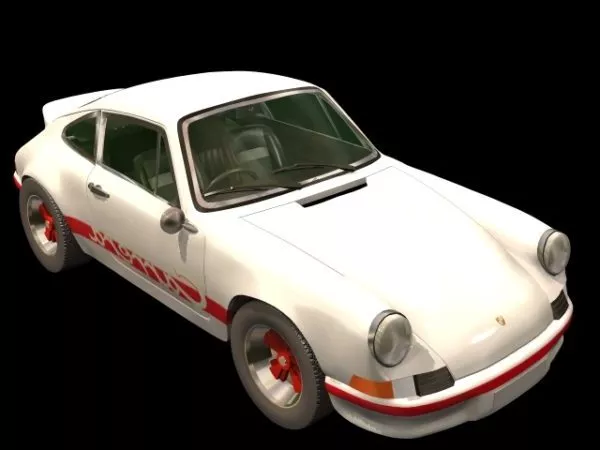 Porsche Carrera Gt Sports Car 3d model Porsche Carrera Gt Sports Car 3d model