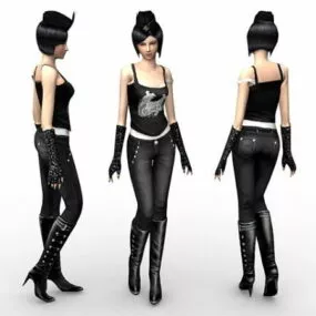 Posh Spice Girl 3d model