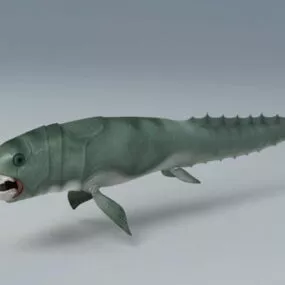 Prehistoric Fish 3d model