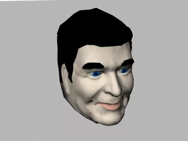 President Ronald Reagan Head Character 3d model President Ronald Reagan Head Character 3d model