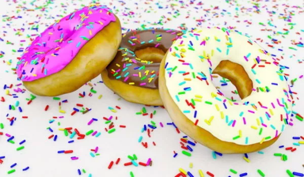 Pretty Donuts 3d model Pretty Donuts 3d model