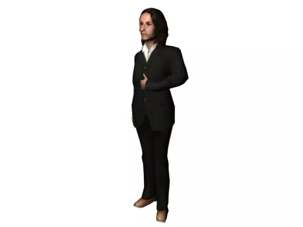 Character Pretty Man In Suit 3d model Character Pretty Man In Suit 3d model