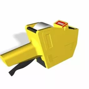 Price Label Gun 3d model