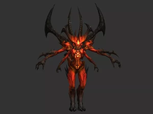 Prime Evil Diablo Character 3d model Prime Evil Diablo Character 3d model